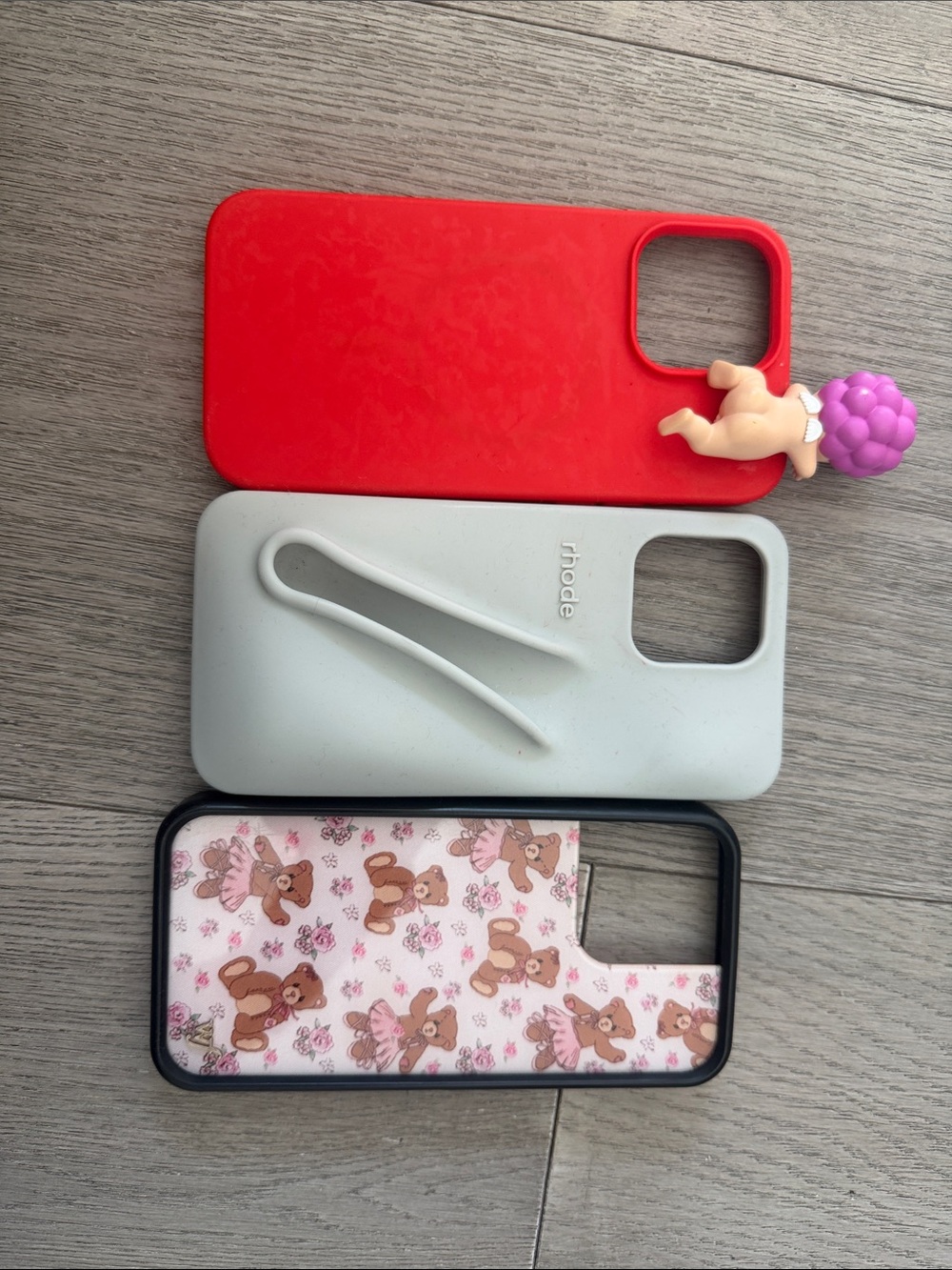Mixed Color Silicone Phone Case Set - Unbranded